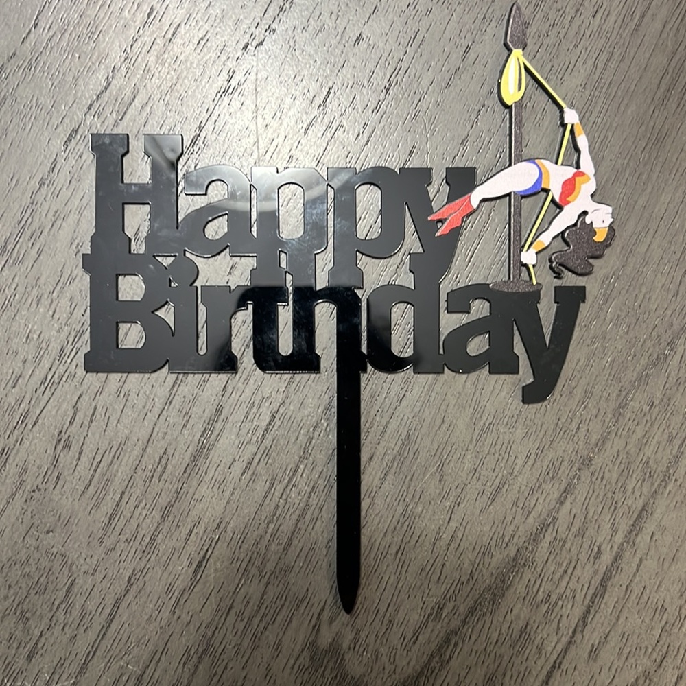 Wonder Woman Birthday Cake Topper
